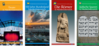 NÖ Kulturwege, Cover unterschiedlicher Broschüren