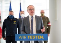 LH-Stellvertreter Stephan Pernkopf informierte zu „Niederösterreich testet“.