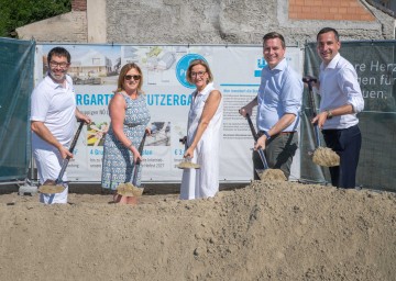Spatenstich für neuen Landeskindergarten in Klosterneuburg