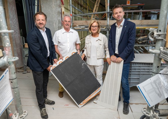 Umbau des NÖ Landtagssitzungssaales liegt im Zeitplan