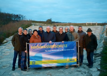 LH-Stellvertreter Stephan Pernkopf zum abgeschlossenen Hochwasserschutzprojekt in Wullersdorf: "1,9 Millionen Euro Investition für die Sicherheit in Immendorf und Schalladorf"