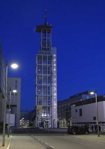 Der Klangturm bleibt am 6. September unbeleuchtet. 