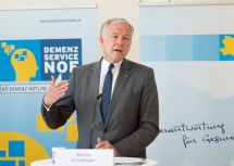 Landesrat Martin Eichtinger bei der Pressekonferenz zu 5 Jahre Demenz-Service Niederösterreich.