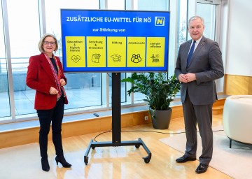 Land NÖ will sich EU-Mittel für Gesundheit, Digitalisierung, Nachhaltigkeit und arbeitsmarktpolitische Maßnahmen sichern Land NÖ will sich EU-Mittel für Gesundheit, Digitalisierung, Nachhaltigkeit und arbeitsmarktpolitische Maßnahmen sichern