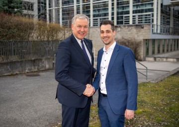 Arbeitsmarkt-Landesrat Martin Eichtinger und MAG Geschäftsführer Martin Etlinger.