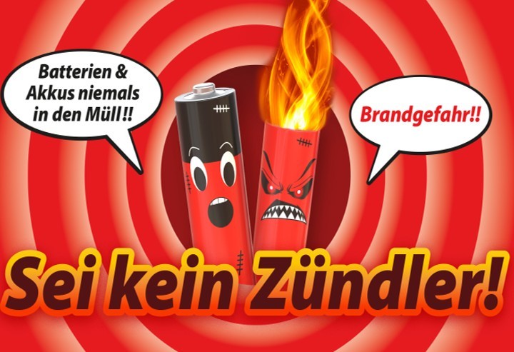 Akkus und Batterien richtig entsorgen!