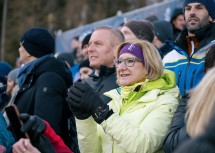 Landeshauptfrau Johanna Mikl-Leitner, der steirische Landeshauptmann Mario Kunasek und LH-Stellvertreter Udo Landbauer fiebern gemeinsam mit 13.000 Zuseherinnen und Zusehern beim Damen-Skiweltcup am Semmering mit.