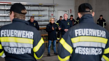 Unterstützung vom KHD-Zug aus der Steiermark für die Einsatzkräfte in Niederösterreich.