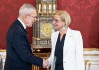 Landeshauptfrau Johanna Mikl-Leitner vom Bundespräsidenten angelobt