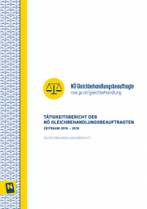Bericht der NÖ Gleichbehandlungsbeauftragten 2016-2018 Broschüre