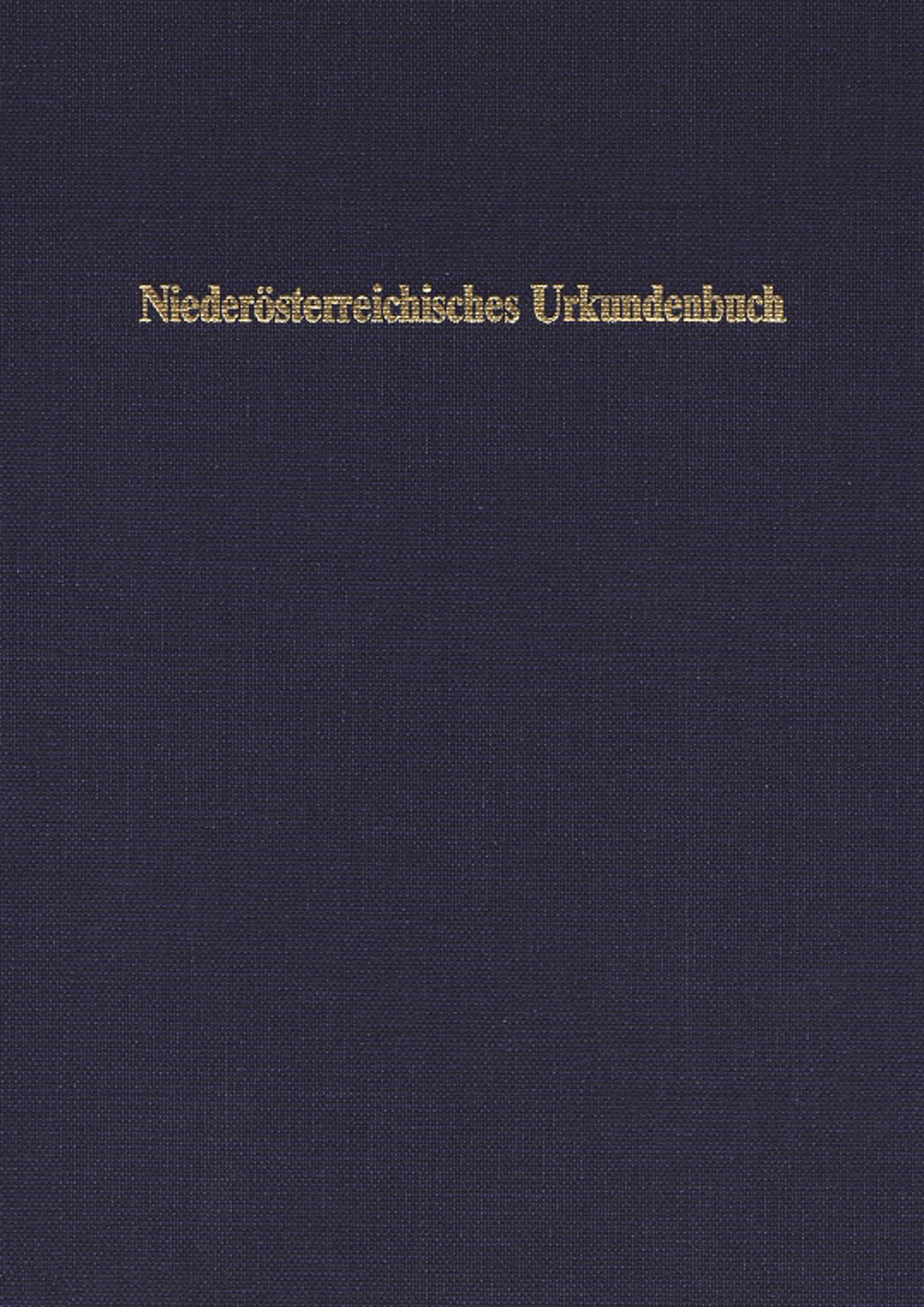 Deckblatt Urkundenbuch
