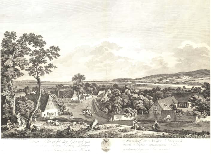 Sujet Land im Bild, alte Stadtansicht