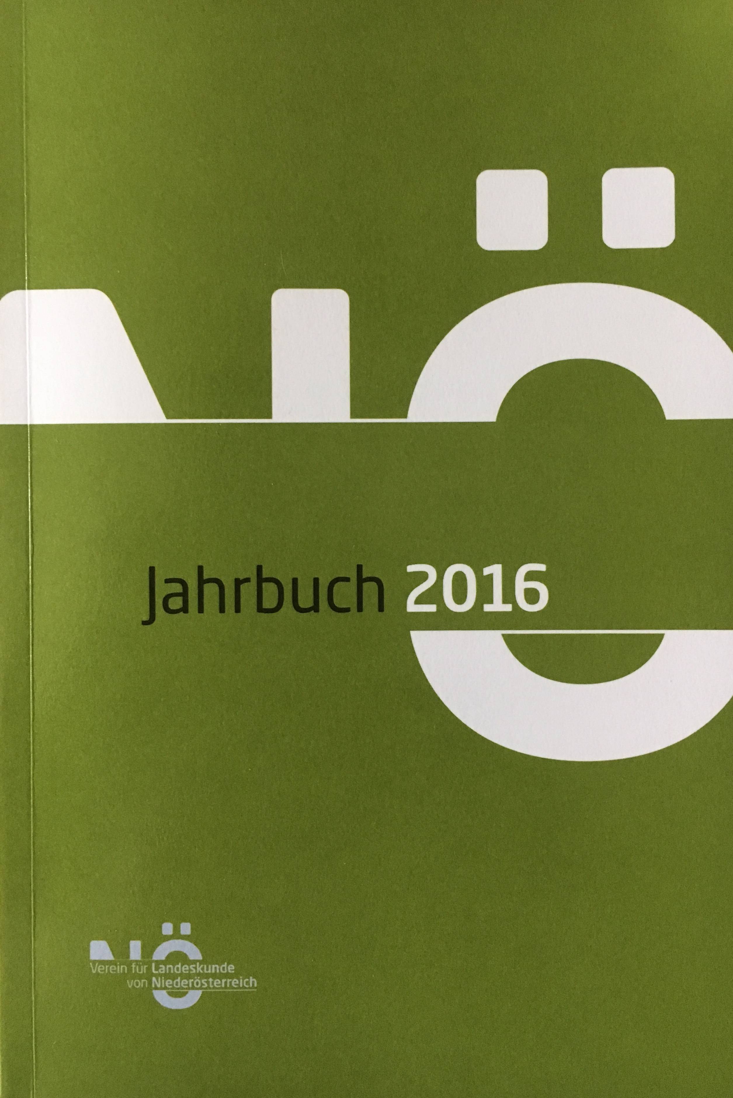 Cover des Jahrbuchs 2016