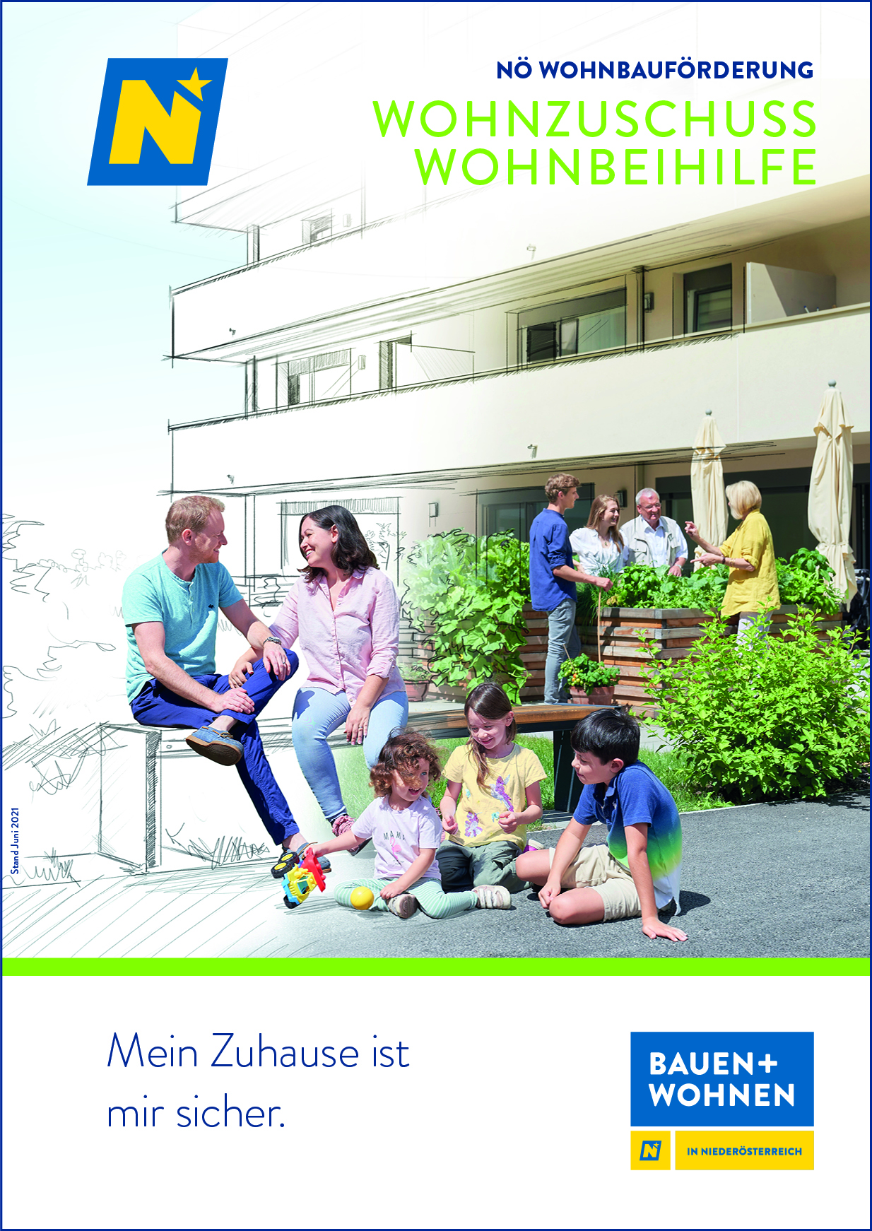 Cover der Broschüre "Wohnzuschuss/Wohnbeihilfe"